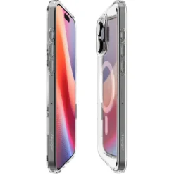 ETUI SPIGEN ULTRA HYBRID ”T” MAG MAGSAFE IPHONE 16 PRO WHITE