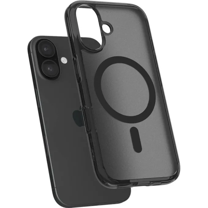 Etui SPIGEN ULTRA HYBRID ”T” MAG MAGSAFE IPHONE 16 FROST BLACK