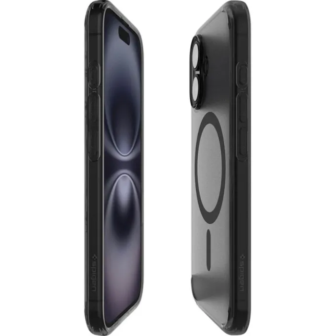 Etui SPIGEN ULTRA HYBRID ”T” MAG MAGSAFE IPHONE 16 FROST BLACK