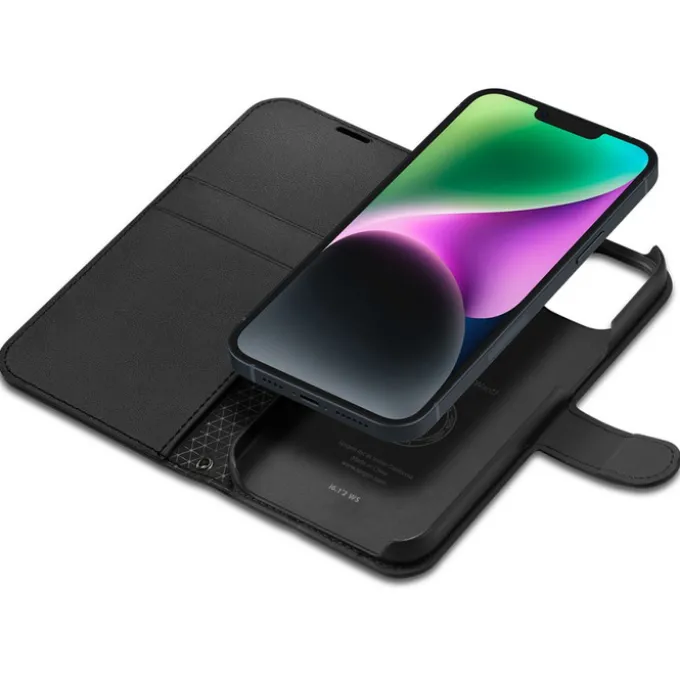 Etui Spigen Wallet S iPhone 14 Black Case
