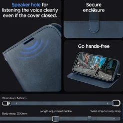 Etui Spigen Wallet ”s” Pro Iphone 15 Pro Navy