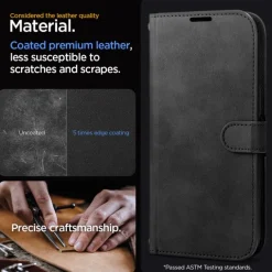 Etui Spigen Wallet ”s” Pro iPhone 15 Pro Black Case