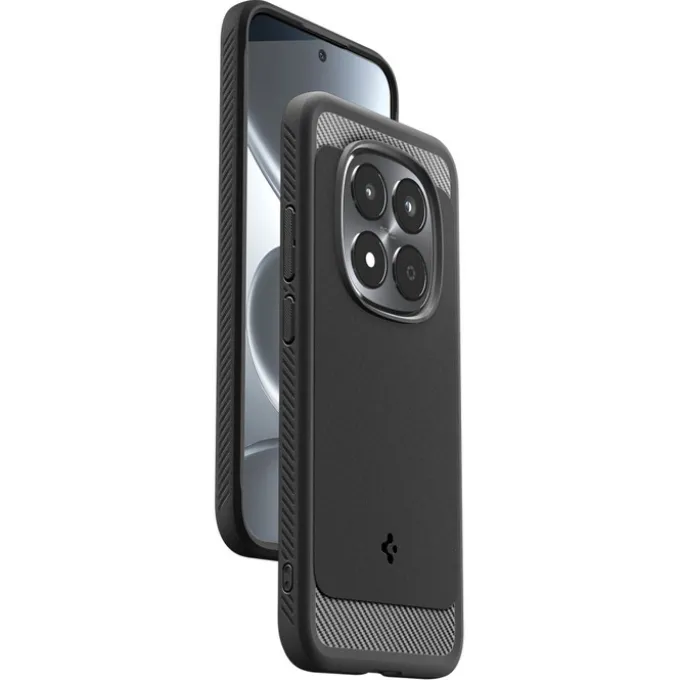 ETUI SPIGEN XIAOMI REDMI NOTE 15 PRO 5G RUGGED ARMOR MATTE BLACK