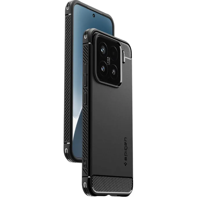 ETUI SPIGEN XIAOMI 15 RUGGED ARMOR MATOWE CZARNE