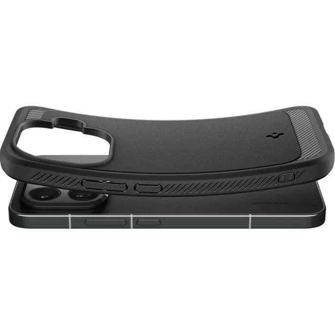 ETUI SPIGEN XIAOMI 15T PRO RUGGED ARMOR MATTE BLACK