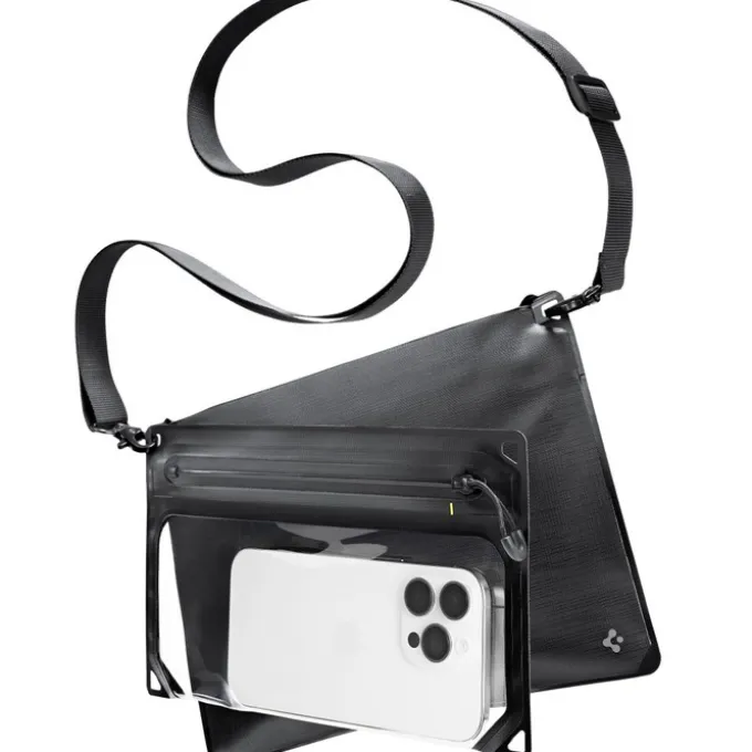 ETUI WODOSZCZELNE SPIGEN A640 UNIVERSAL WATERPROOF CASE CROSSBAG BLACK