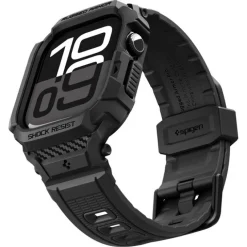 ETUI Z PASKIEM SPIGEN APPLE WATCH 11 46MM RUGGED ARMOR PRO 2 MATTE BLACK