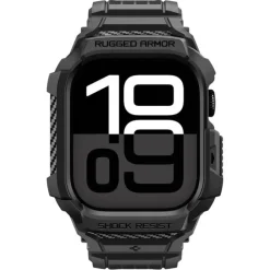 ETUI Z PASKIEM SPIGEN APPLE WATCH 11 46MM RUGGED ARMOR PRO 2 MATTE BLACK