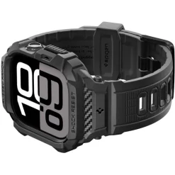 ETUI Z PASKIEM SPIGEN APPLE WATCH 11 46MM RUGGED ARMOR PRO 2 MATTE BLACK