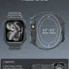 ETUI Z PASKIEM SPIGEN APPLE WATCH 11 46MM RUGGED ARMOR PRO 2 DARK GRAY