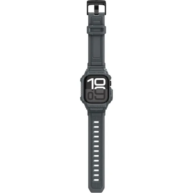 ETUI Z PASKIEM SPIGEN APPLE WATCH 11 46MM RUGGED ARMOR PRO 2 DARK GRAY