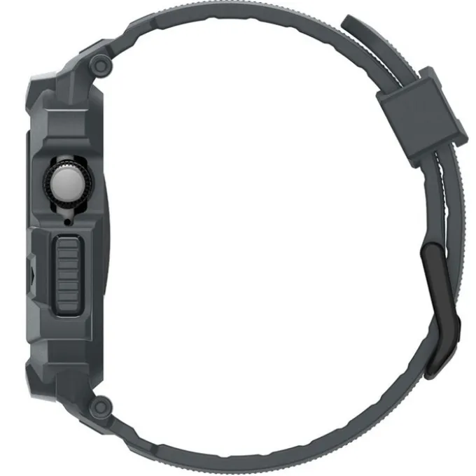 ETUI Z PASKIEM SPIGEN APPLE WATCH 11 46MM RUGGED ARMOR PRO 2 DARK GRAY