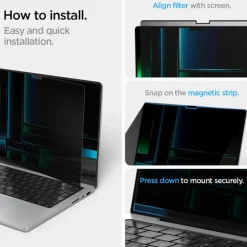 FILTR PRYWATYZUJĄCY SPIGEN MACBOOK PRO 16