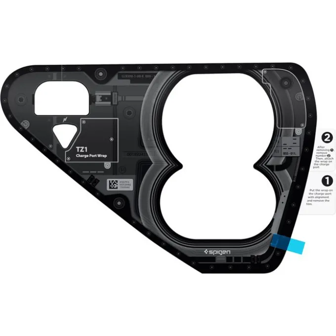 FOLIA OCHRONNA SPIGEN TESLA MODEL Y 3 CHARGE PORT WRAP ZERO ONE