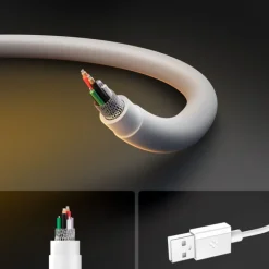KABEL USB-C SPIGEN EB6010AC ESSENTIAL 60W 100CM BIAŁY