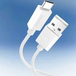 KABEL USB-C SPIGEN EB6020AC ESSENTIAL 60W 200CM BIAŁY