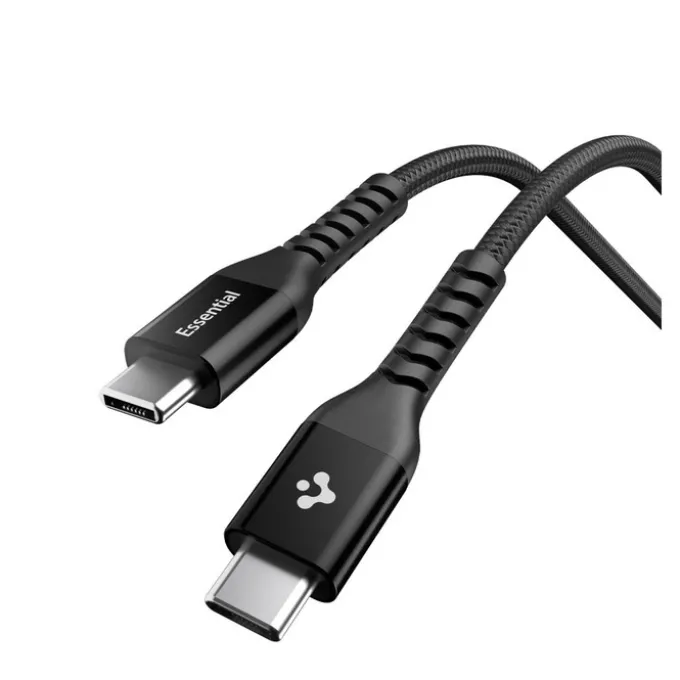 KABEL USB-C SPIGEN EB10010CCA ESSENTIAL 100W 100CM CZARNY
