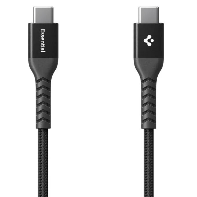 KABEL USB-C SPIGEN EB10010CCA ESSENTIAL 100W 100CM CZARNY