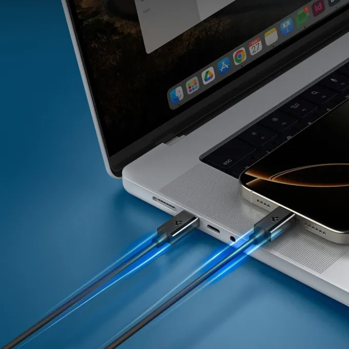 KABEL USB-C SPIGEN EB6010CC ESSENTIAL 60W 100CM CZARNY