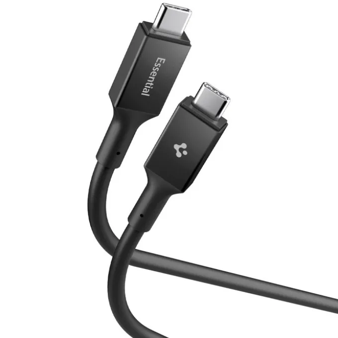 KABEL USB-C SPIGEN EB10020CC ESSENTIAL 100W 200CM CZARNY