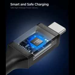 KABEL USB-C SPIGEN EB24015CC ESSENTIAL 240W 150CM CZARNY
