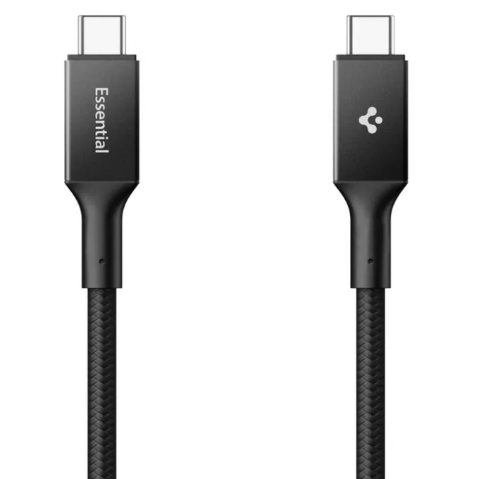 KABEL USB-C SPIGEN EB24015CC ESSENTIAL 240W 150CM CZARNY
