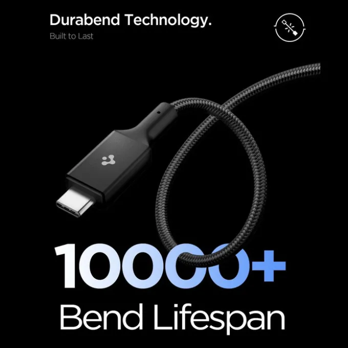 KABEL USB-C SPIGEN EB10015CC ESSENTIAL 100W 150CM CZARNY