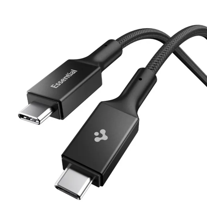 KABEL USB-C SPIGEN EB10015CC ESSENTIAL 100W 150CM CZARNY