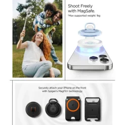 KIJEK SELFIE SPIGEN S582W BLUETOOTH STATYW BEŻOWY