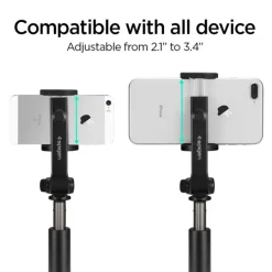 Kijek selfie Statyw SPIGEN S540w Wireless Selfie Stick Tripod Black