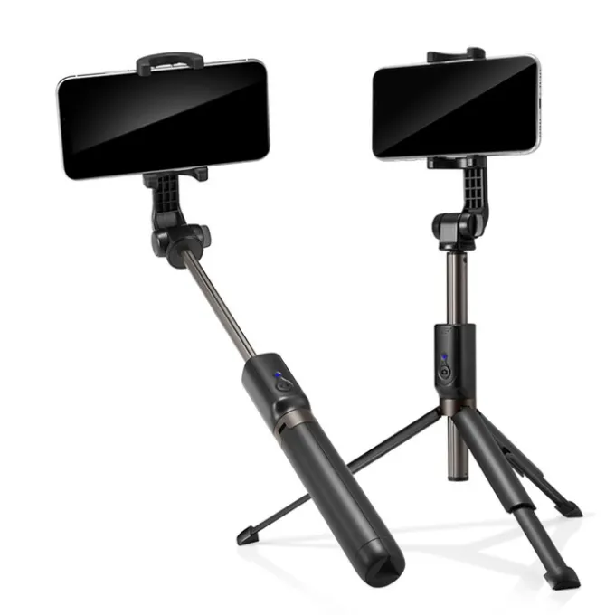 Kijek selfie Statyw SPIGEN S540w Wireless Selfie Stick Tripod Black