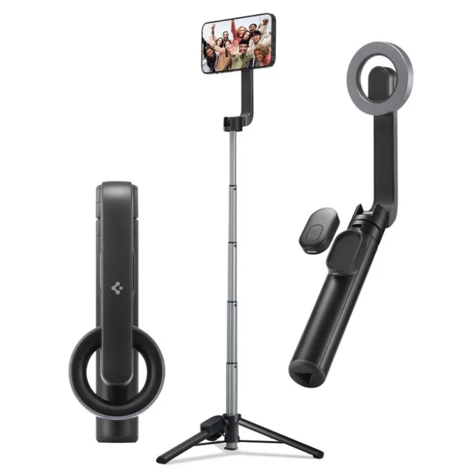 Kijek Spigen S570w Magsafe Bluetooth Selfie Stick Tripod Black