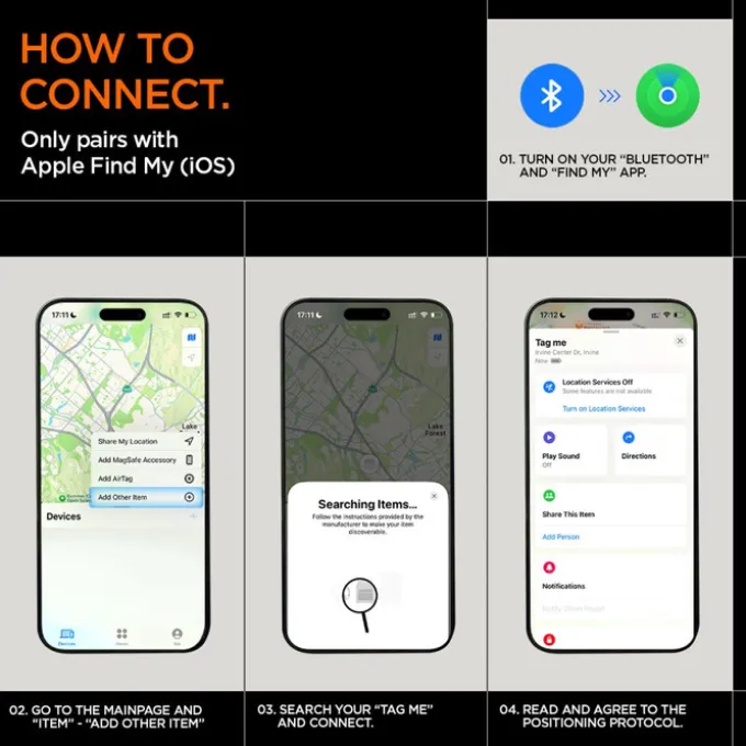 LOKALIZATOR SPIGEN TAGME BLUETOOTH TRACKER BLACK