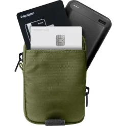 ORGANIZER MAGSAFE SPIGEN POUCH TINTAPZIP OLIVE GREEN