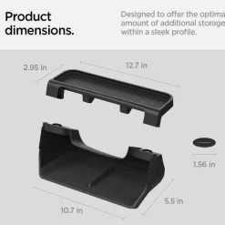 ORGANIZER POD EKRAN SPIGEN TESLA MODEL 3 2024 UNDER SCREEN STORAGE ORGANIZER BLACK