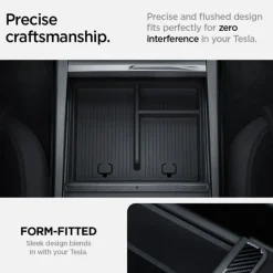 ORGANIZER SPIGEN TESLA MODEL 3 2024 CONSOLE ORGANIZER BOTTOM BLACK