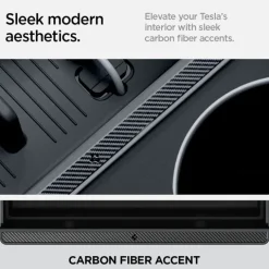 ORGANIZER SPIGEN TESLA MODEL 3 2024 CONSOLE ORGANIZER BOTTOM BLACK