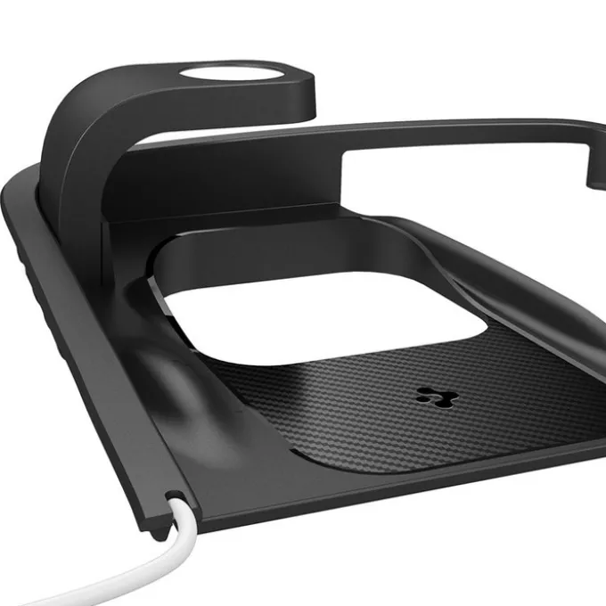 ORGANIZER Z UCHWYTEM DO ŁADOWARKI SPIGEN TESLA MODEL Y/3 3W1 WIRELESS CHARGING HUB MOUNT BLACK