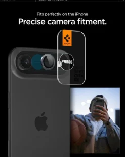 OSŁONA APARATU SPIGEN APPLE IPHONE AIR GLASS TR EZ FIT OPTIK PRO 2 PACK GRAY