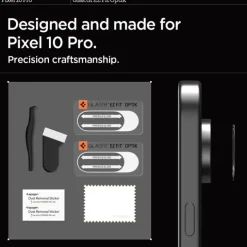 OSŁONA APARATU SPIGEN GOOGLE PIXEL 10 PRO OPTIK GLAS.TR CAMERA PROTECTOR 2-PACK CRYSTAL CLEAR
