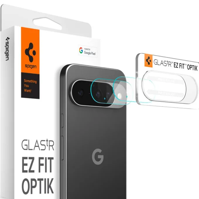 OSŁONA APARATU SPIGEN GOOGLE PIXEL 10 OPTIK GLAS.TR CAMERA PROTECTOR 2-PACK CRYSTAL CLEAR