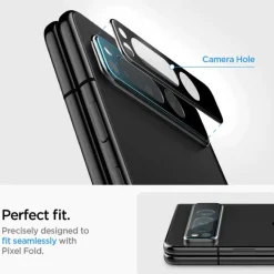 OSŁONA APARATU SPIGEN GOOGLE PIXEL FOLD GLASS EZ FIT OPTIK PRO 2 PACK BLACK