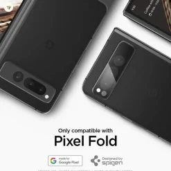 OSŁONA APARATU SPIGEN GOOGLE PIXEL FOLD GLASS EZ FIT OPTIK PRO 2 PACK BLACK