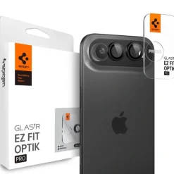 OSŁONA APARATU SPIGEN IPHONE 17 AIR OPTIK PRO GLAS.TR ”EZ FIT” CAMERA PROTECTOR 2-PACK BLACK