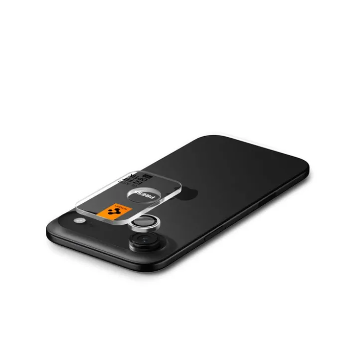 OSŁONA APARATU SPIGEN IPHONE 17 AIR OPTIK PRO GLASS.TR ”EZ”FIT CAMERA PROTECTOR 2-PACK SILVER