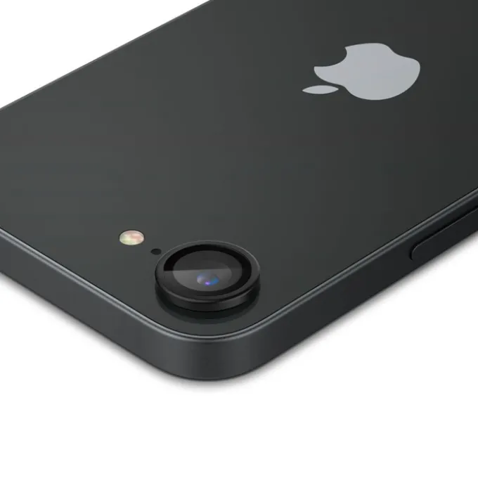 OSŁONA APARATU SPIGEN IPHONE 17e/16e OPTIK PRO GLAS.TR ”EZ FIT” CAMERA PROTECTOR 2-PACK CZARNA