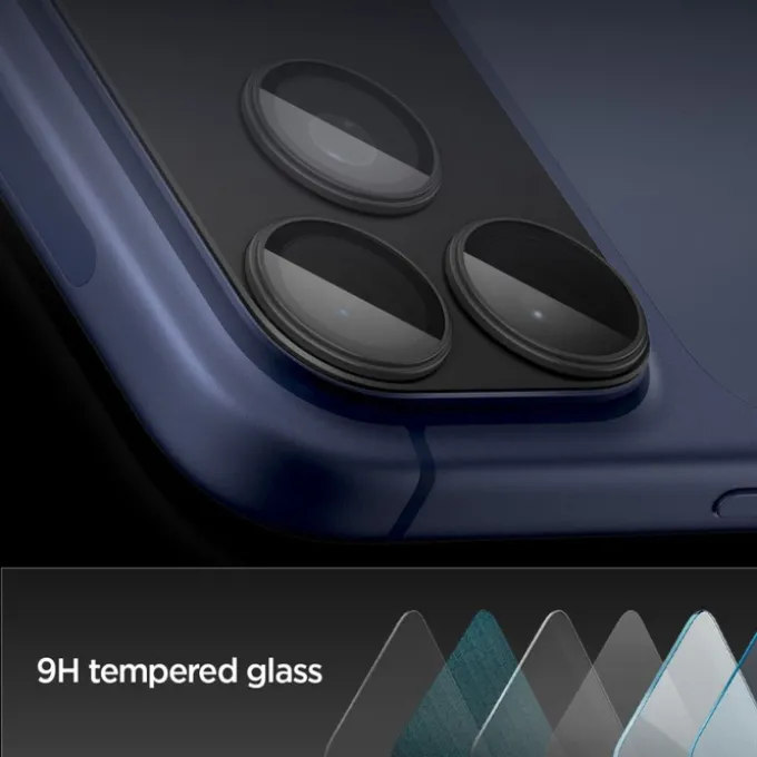 OSŁONA APARATU SPIGEN IPHONE 17 PRO MAX OPTIK PRO XL GLAS.TR ”EZ FIT” CAMERA PROTECTOR BLACK