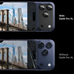 OSŁONA APARATU SPIGEN IPHONE 17 PRO MAX OPTIK PRO XL GLAS.TR ”EZ FIT” CAMERA PROTECTOR BLACK