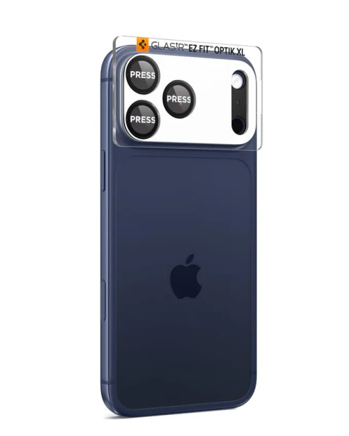 OSŁONA APARATU SPIGEN IPHONE 17 PRO OPTIK PRO XL GLAS.TR ”EZ FIT” CAMERA PROTECTOR BLACK
