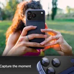 OSŁONA APARATU SPIGEN IPHONE 17 PRO OPTIK PRO XL GLAS.TR ”EZ FIT” CAMERA PROTECTOR BLACK